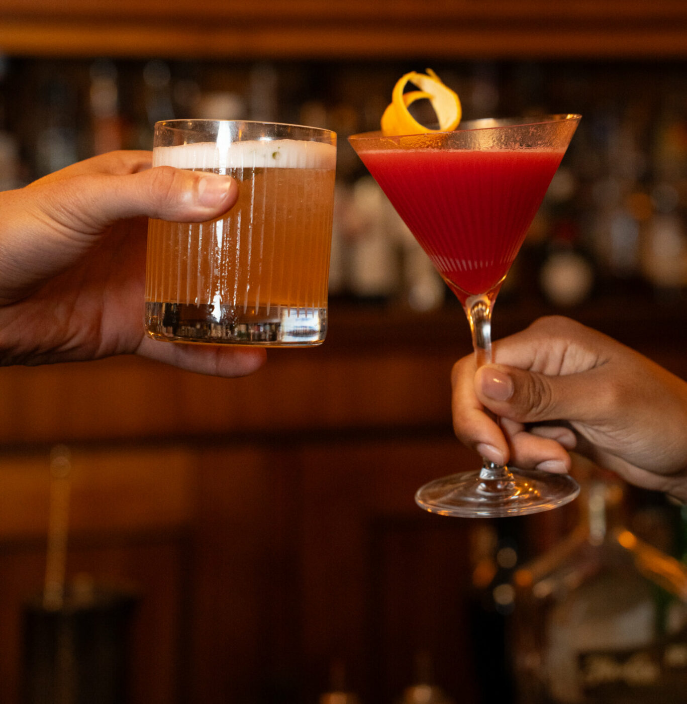 Cocktails in Bar 1910