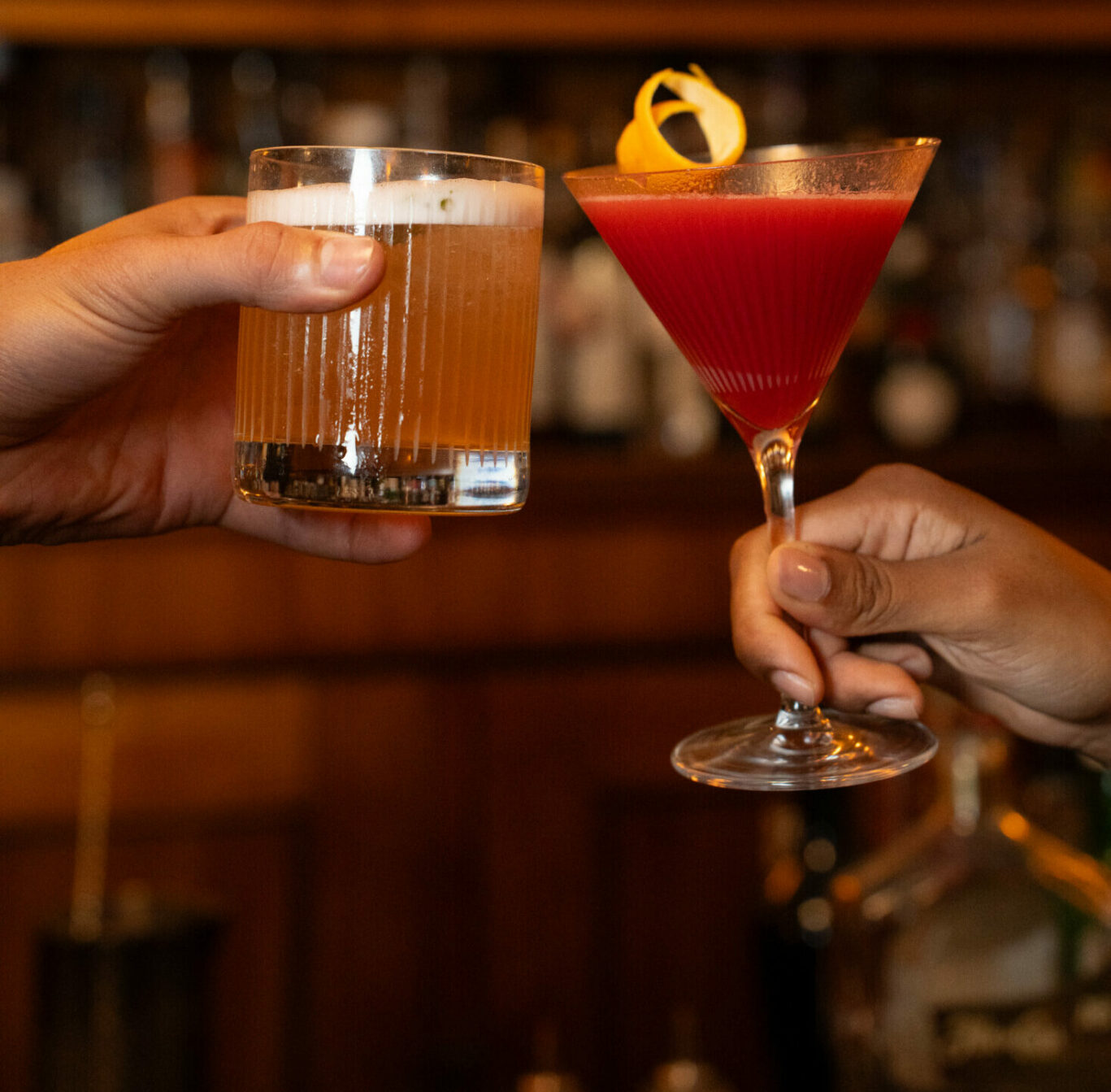 Cocktails in Bar 1910